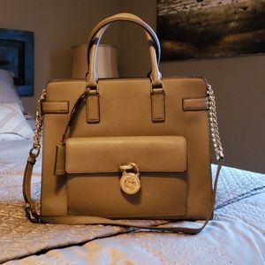 Michael Kors Dark Dune Emma Large Satchel